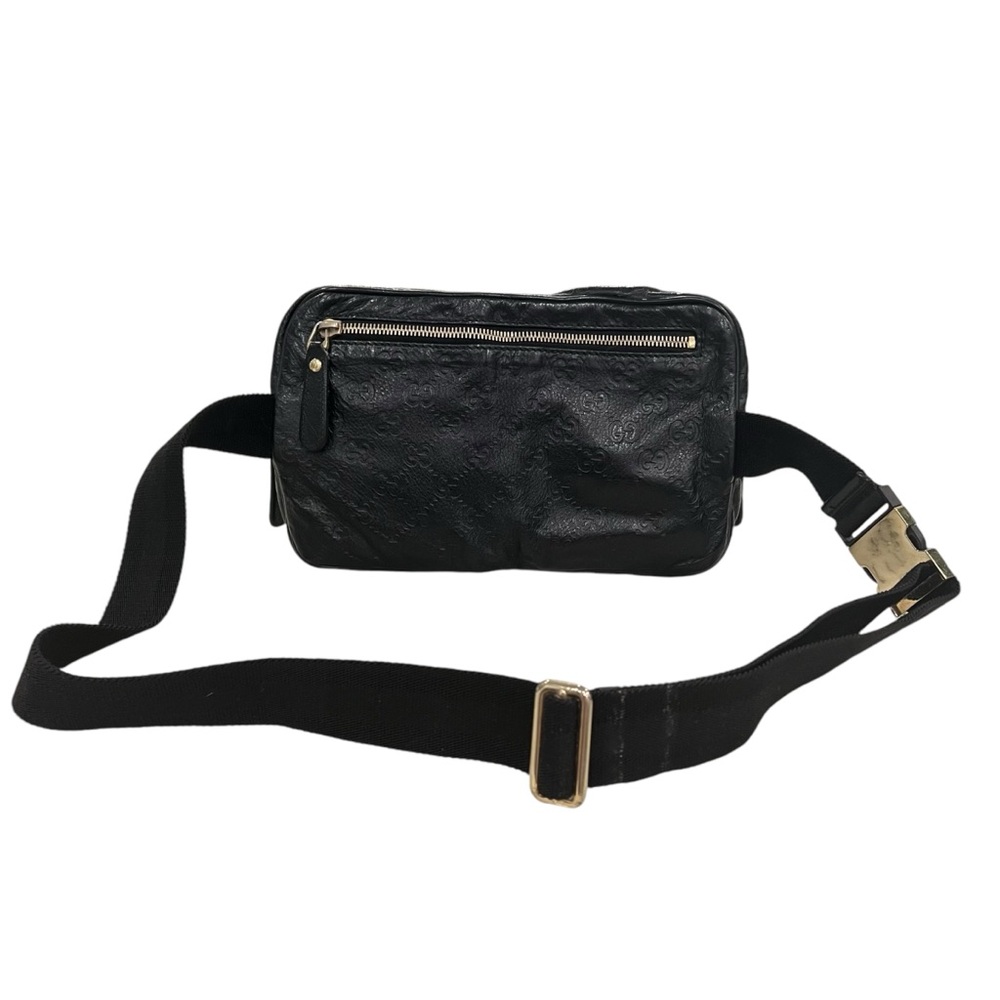 Gucci Monogram Leather Crossbody Belt Bag - Picture 4 of 9